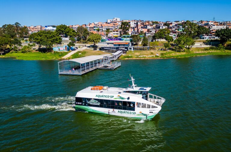 Sistema de transporte Aquático-SP já transportou 1 milhão de passageiros